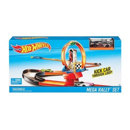 Tor samochodowy Hot Wheels  Mega Rally Set
