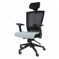 Fotel biurowy ergonomiczny Artnico Klus szary