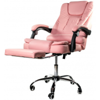 Fotel biurowy Elgo P różowy-32785