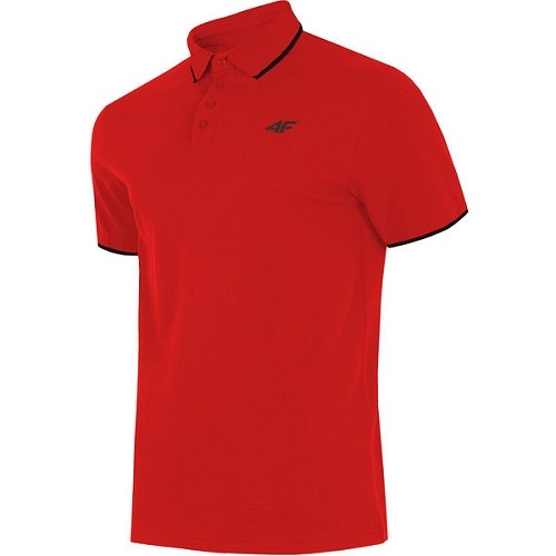 T-shirt męski 4F H4L19-TSM024 XL czerwony