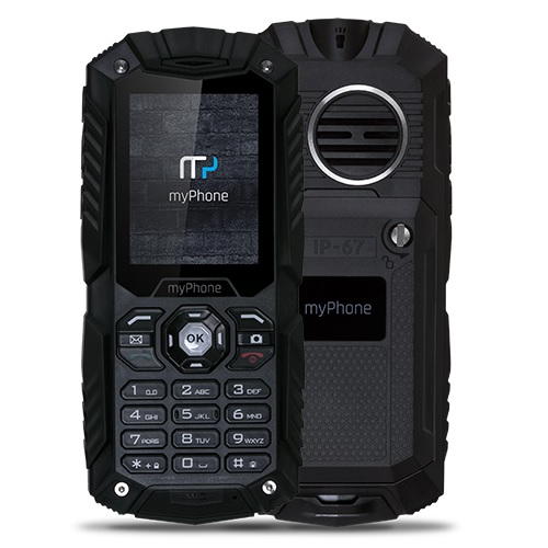 Telefon Myphone Hammer Plus czarny-11104