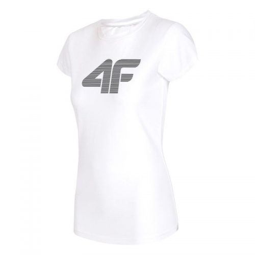 T-shirt damski 4F H4L19-TSD005 M biały