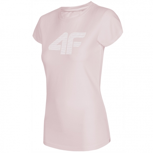 T-shirt damski 4F H4L19-TSD005 S jasnoróżowy