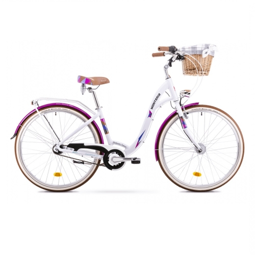 Rower Monteria Valencia 28 R17 2019 biało różowy
