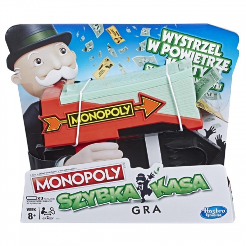 Gra Hasbro E3037 Monopoly Szybka Kasa