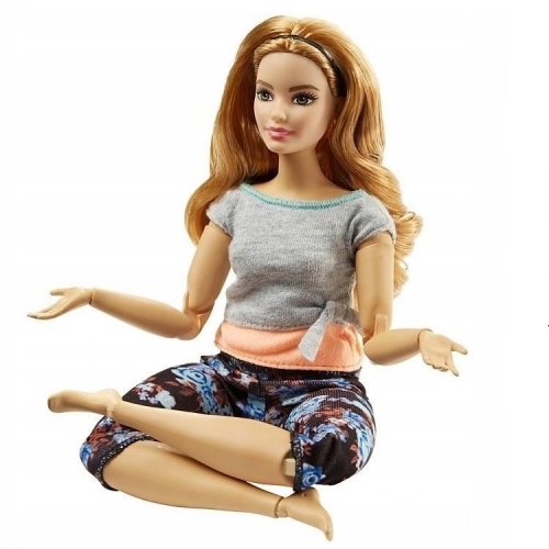 Lalka Mattel FTG84 Barbie Made to Move ruda