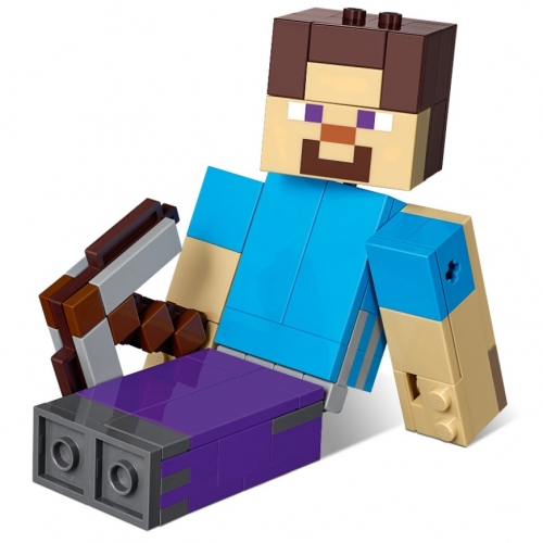 Klocki Lego 21148 Minecraft Steve z papugą