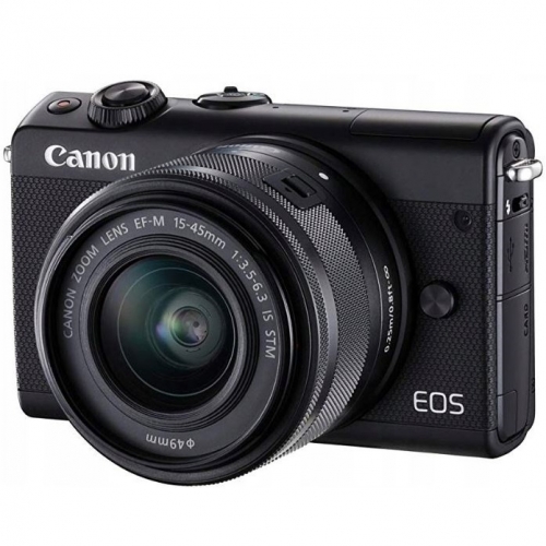 Aparat Canon EOS M100+EF-M 15-45mm+pokrowiec+karta