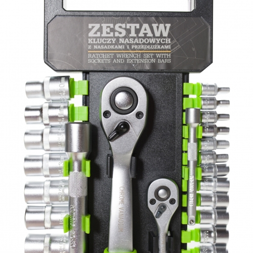 Zestaw kluczy nasadowych Niteo Tools DSW0328-19