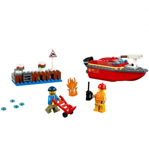 Klocki Lego 60213 City Pożar w dokach