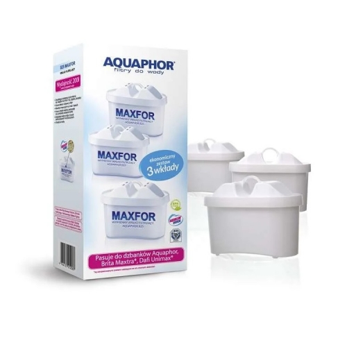 Filtr do wody Aquaphor B25 Maxfor Mg+ zestaw 3 szt