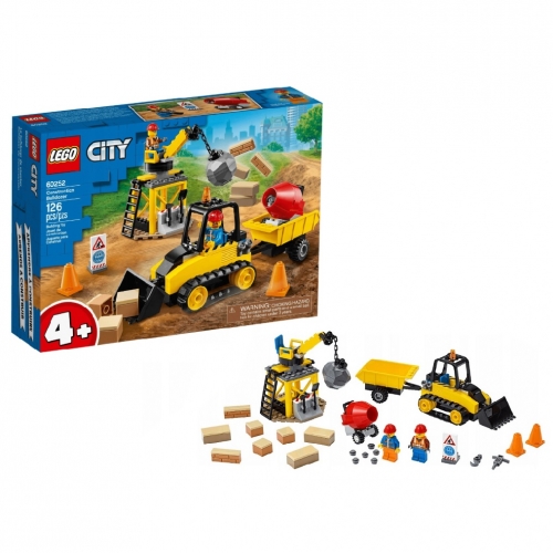 Klocki Lego 60252 City Buldożer budowlany