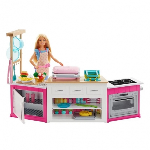 Lalka Mattel Barbie FRH73 Idealna kuchnia