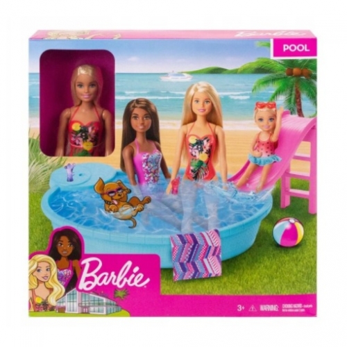 Lalka Mattel Barbie GHL91 Basen