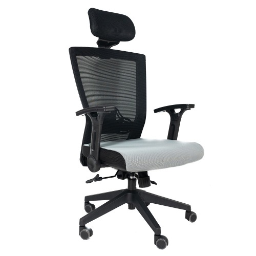 Fotel biurowy ergonomiczny Artnico Klus szary