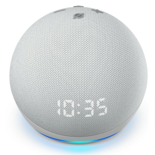 Głośnik Amazon Echo Dot 4 z zegarem biały