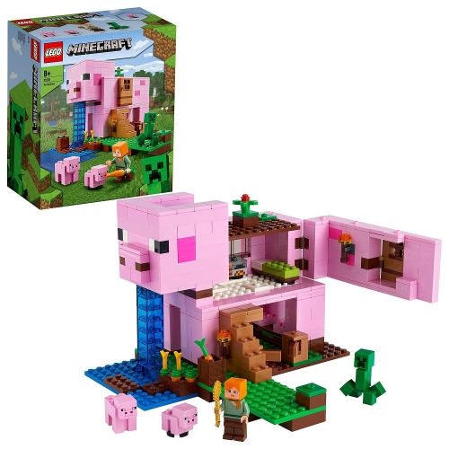 Klocki Lego 21170 Minecraft Dom w Kształcie Świni