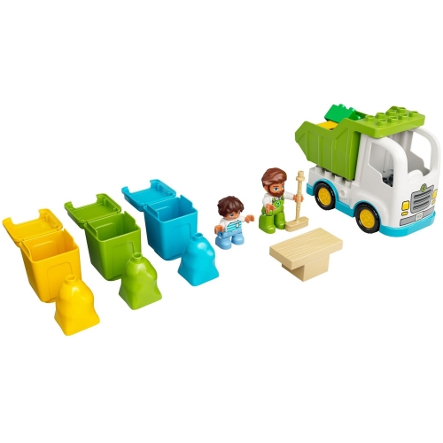 Klocki Lego 10945 Duplo Śmieciarka i recykling