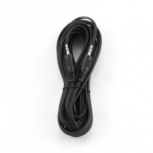 Kabel minijack-minijack 3,5mm 1,2m czarny-23972
