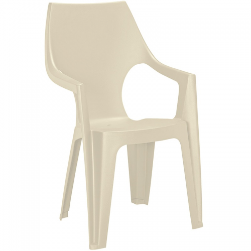Krzesło plastikowe Allibert Dante Highback kremowe-27602