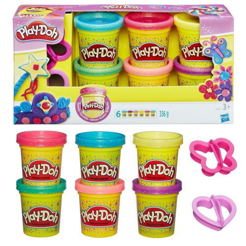 Ciastolina Play-Doh błyszczące tuby A5417-28310