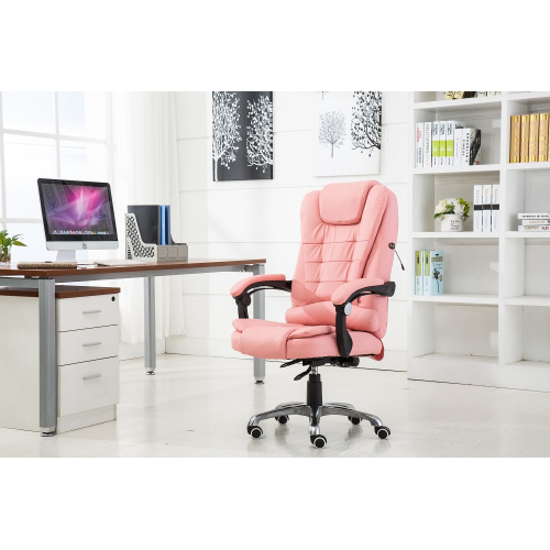 Fotel biurowy Elgo różowy-32865