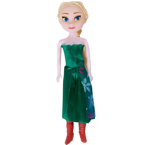 Lalka Fashion Frozen Fever Elsa zielona-33609