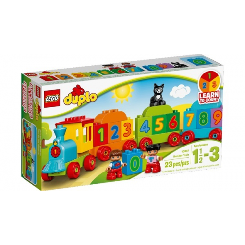 KLOCKI LEGO 10847 DUPLO POCIĄG Z CYFERKAMI-34022