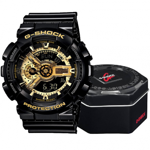 Zegarek Casio G-shock GA-110GB-1AER czarno złoty-35941