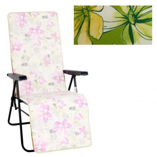 Fotel Dajar M1 ziel kwiaty na jasno zeilone tło-36500