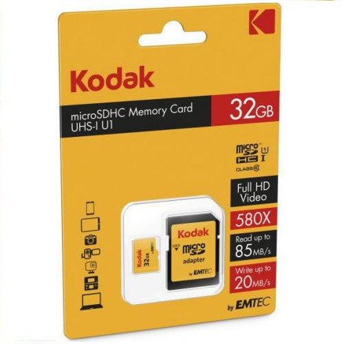 Karta pamięci Kodak 32GB 85 MB/s   adapter-36800