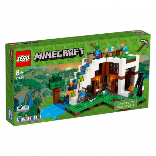 Klocki LEGO 21134 Minecraft Baza pod wodospadem-37333