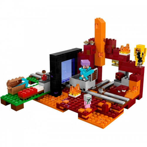 Klocki LEGO 21143 Minecraft Portal do Netheru-37357