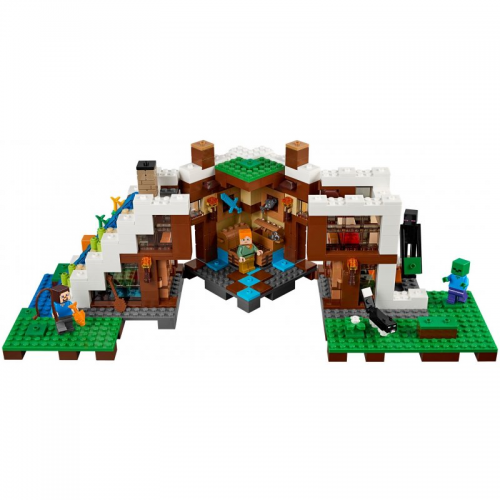 Klocki LEGO 21134 Minecraft Baza pod wodospadem-37359