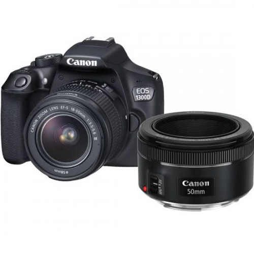 Aparat Canon EOS 1300D 18-55 DC3   EF50 1.8 STM-37457