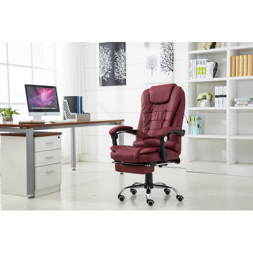 Fotel biurowy Elgo P czerwony-38116