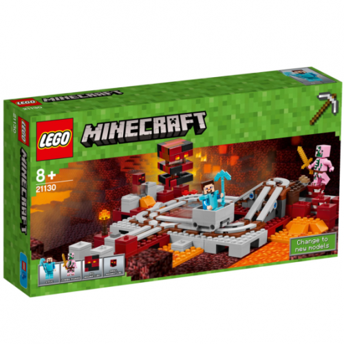 Klocki LEGO 21130 Minecraft Linia Kolejowa Nether-39369