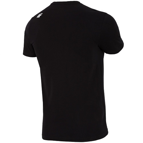 T-shirt męski X4Z18-TSM210 S czarny-40356