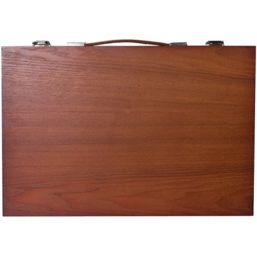 Zestaw artystyczny 178el w drewnianej walizce-40895