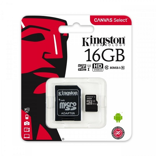 Karta pamięci Kingston 16GB MicroSD-41684