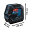 Laser wielofunkcyjny Bosch GCL 2-50 G