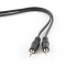 Kabel minijack-minijack 3,5mm 1,2m czarny-23973