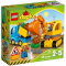 Klocki Lego 10812 Duplo Ciężarówka i koparka