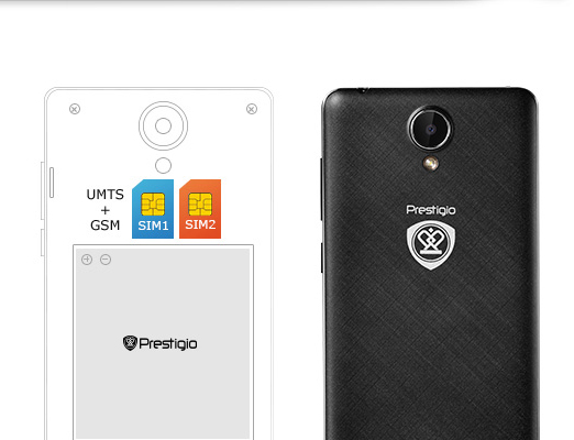 Smartfon Prestigio Grace S5 LTE PSP5551DUO Czarny