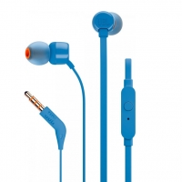 Słuchawki dokanałowe JBL T110 niebieskie