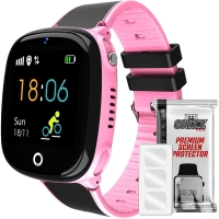 Smartwatch dla dzieci Artnico HW11 różowy + folia