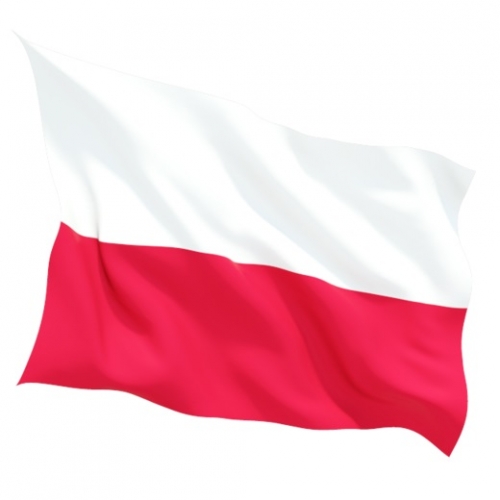 Flaga narodowa Polski 100x60 cm biało-czerwona