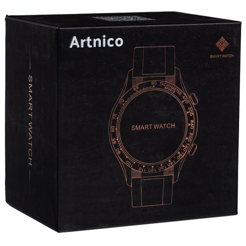 Smartwatch Artnico E18 Pro skórzany czarny