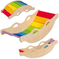 Bujak Playtive drewniany mostek Montessori kolor