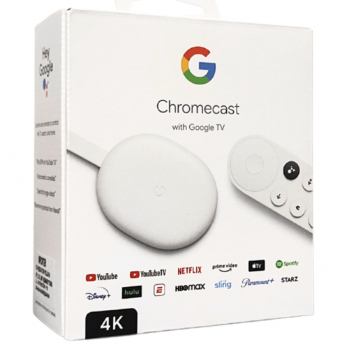 Odtwarzacz Google Chromecast 4.0 4K biały